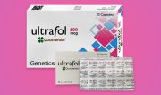Quatrefolic pink background with tablets